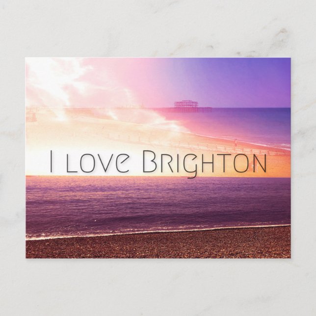 Liebe Brighton Postkarte (Vorderseite)