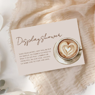 Liebe brodelt Brautparty-Display-Dusche Begleitkarte