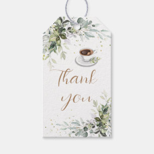 Liebe brodelt Coffee Bar Party Danke Geschenkanhänger