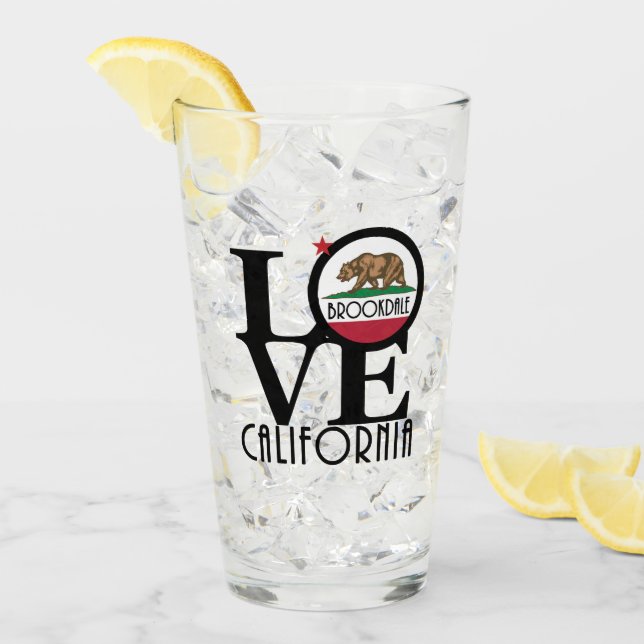 LIEBE Brookdale Kalifornien Glas (Vorderseite Ice)