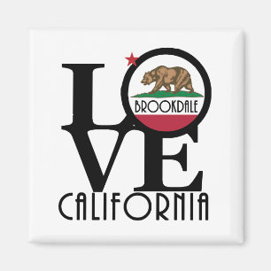 LIEBE Brookdale Kalifornien Magnet