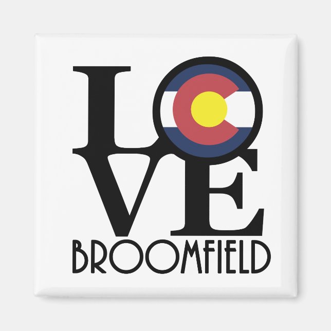 LIEBE Broomfield Colorado Magnet (Vorne)