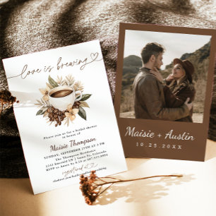 Liebe brütet Kaffee-Brautparty Einladung