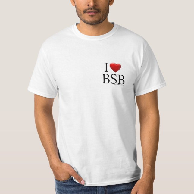 LIEBE BSB I der Männer T - Shirt (Vorderseite)
