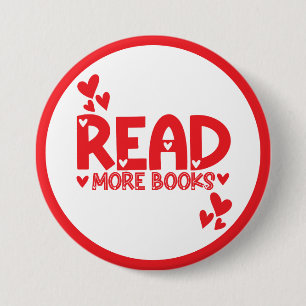 Liebe Bücher lesen Button
