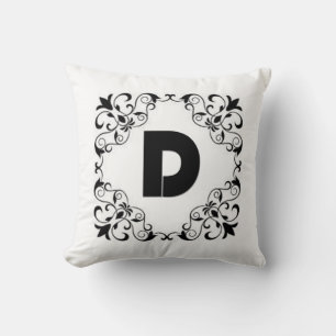 Liebe Buchstaben "D" Kissen