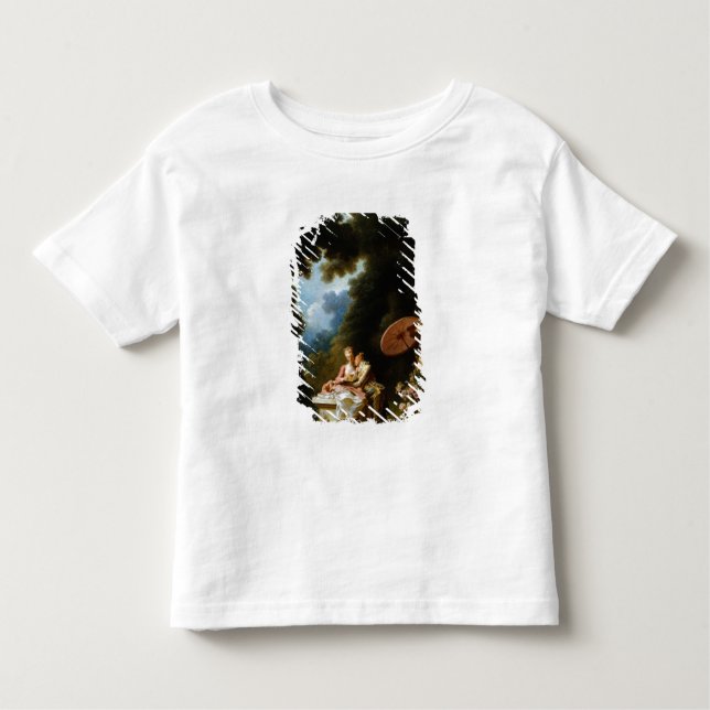 Liebe-Buchstaben durch Jean Honore Fragonard Kleinkind T-shirt (Vorderseite)