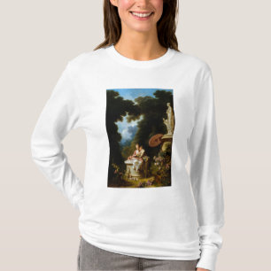 Liebe-Buchstaben durch Jean Honore Fragonard T-Shirt