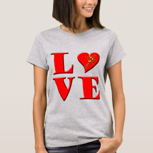 LIEBE Buchstaben ( L ♥ VE) T-Shirt