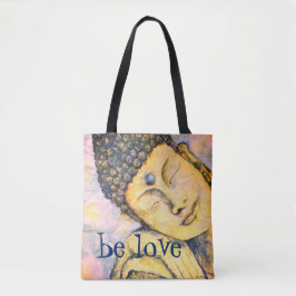 Liebe-Buddhawatercolor-Kunst-Tasche