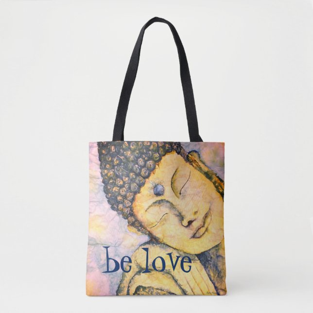 Liebe-Buddhawatercolor-Kunst-Tasche (Vorderseite)