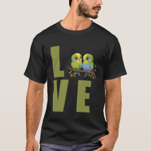 Liebe Budgie Mama Budgerigar Parakeet Bird 17 T-Shirt