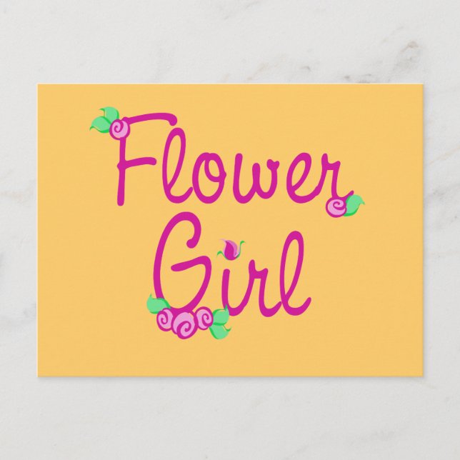 Liebe Buds/ Hochzeit Postkarte (Vorderseite)