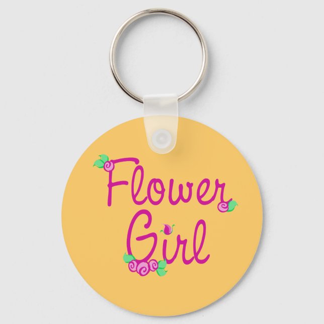 Liebe Buds/ Hochzeit Schlüsselanhänger (Vorderseite)