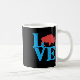 Liebe Buffalo Wild Amerikanischer Bison Liebhaber Kaffeetasse