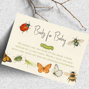 Liebe Bug Babyduschbücher für Babyverpackungskarte Begleitkarte