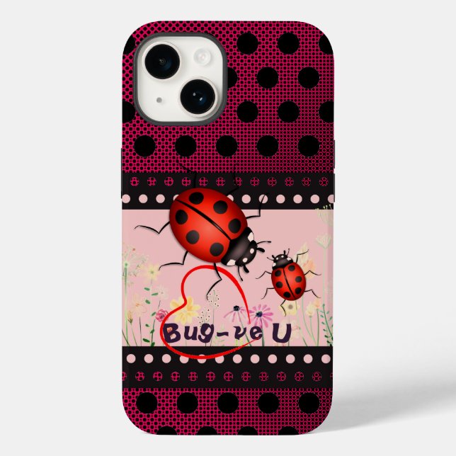 Liebe Bug Case-Mate iPhone Hülle (Rückseite)