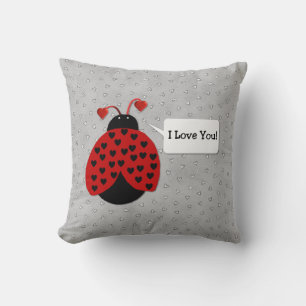 Liebe Bug I Liebe Sie Pillow Kissen