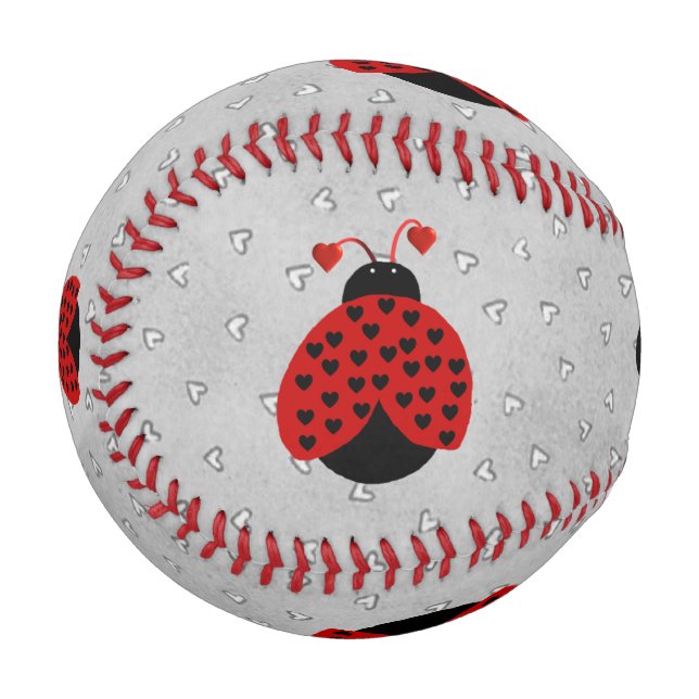 Liebe Bug Individuelle Name Baseball (Vorderseite Links)