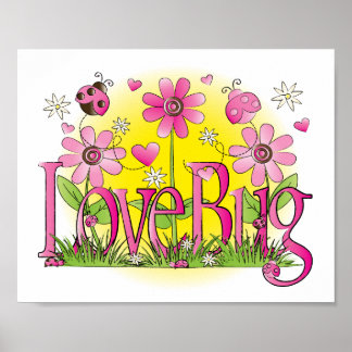 Liebe Bug Lady Bug Girls Mauer Poster