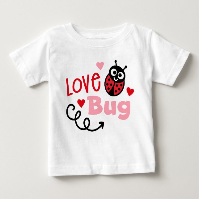 Liebe Bug Ladybug Baby T-shirt (Vorderseite)