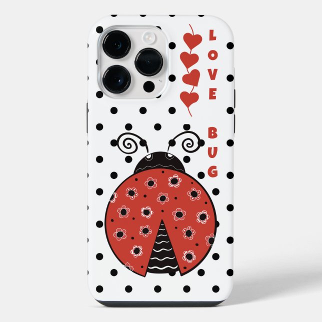 Liebe Bug Ladybug Tough Phone Case iPhone Hülle (Rückseite)