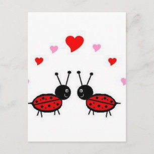 Liebe Bug Postkarte