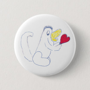 Liebe Bug Round Abzeichen Button