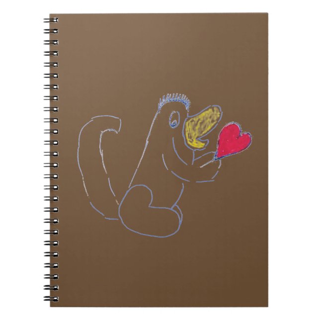 Liebe Bug Spiral Foto Notebook Notizblock (Vorderseite)