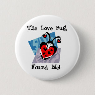 Liebe Bug Valentine Tshirts und Geschenke Button