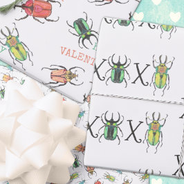 Liebe Bug Valentinstag Geschenkpapier Set