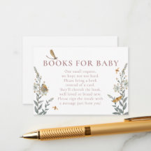 Liebe Bug Wildblume Bücher für Kinderdusche