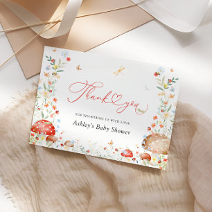 Liebe Bug Wildblume Kinderdusche Danke