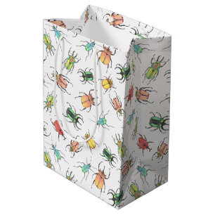 Liebe Bugs Wasserfarbenkäfer mit Herz Mittlere Geschenktüte