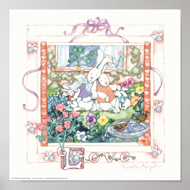 Liebe Bunnies Poster (Vorne)