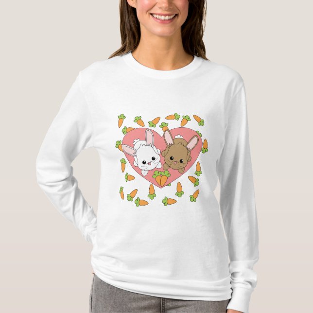 Liebe Bunnies T-Shirt (Vorderseite)