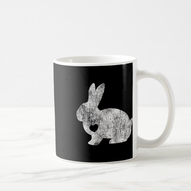 Liebe Bunny Rabbit Lover Tierbesitzer Ostergi Kaffeetasse (Rechts)