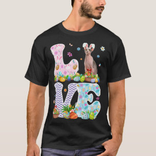 Liebe Bunny Sphynx Katze & Oster-Eier-Korb Ostern T-Shirt