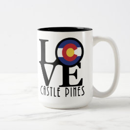 LIEBE Burg Pines Colorado 15oz Zweifarbige Tasse