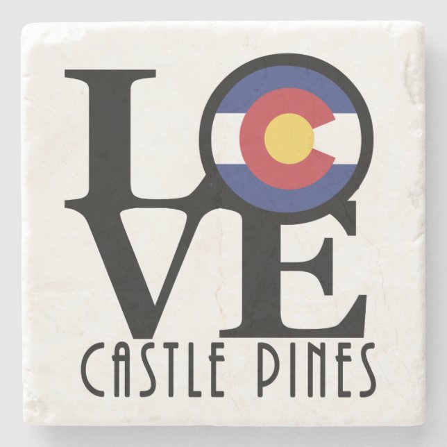 LIEBE Burgen von Bellinzona Steinuntersetzer (Vorderseite)