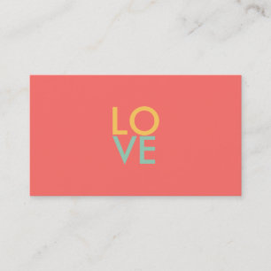 Liebe Business Cards Visitenkarte