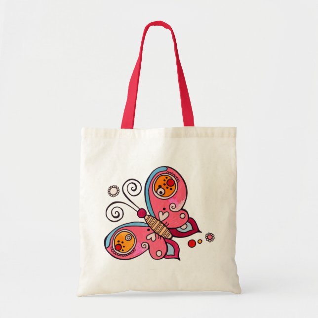 Liebe Butterfly Tragetasche (Vorne)