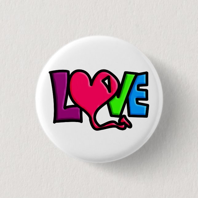 Liebe Button (Vorderseite)