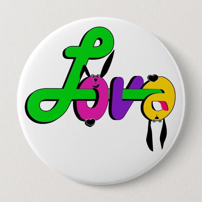 Liebe Button (Vorderseite)