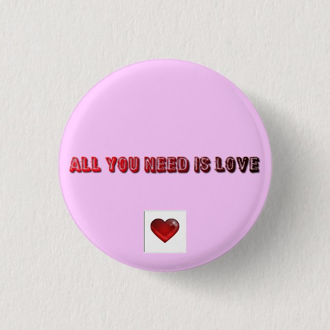 Liebe Button (Vorderseite)