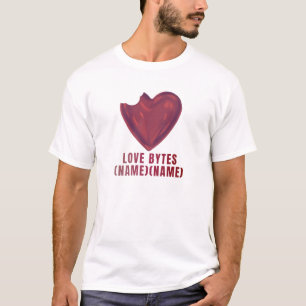 Liebe Bytes Personalisiertes T-Shirt