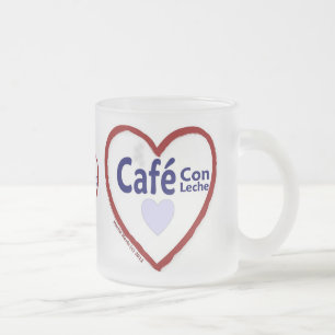 Liebe Café Con Leche - Mattierte Tasse