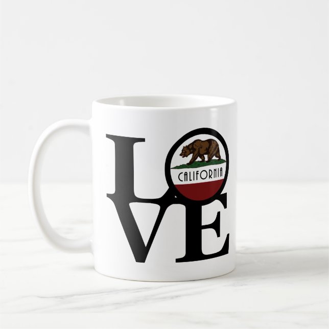 LIEBE California 11oz Kaffeetasse (Links)