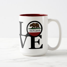 LIEBE California 15oz Zweifarbige Tasse
