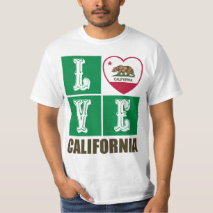 Liebe California State Flag Herbst Prix T-Shirt